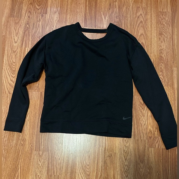 Black Nike sweater with back out - Picture 2 of 3